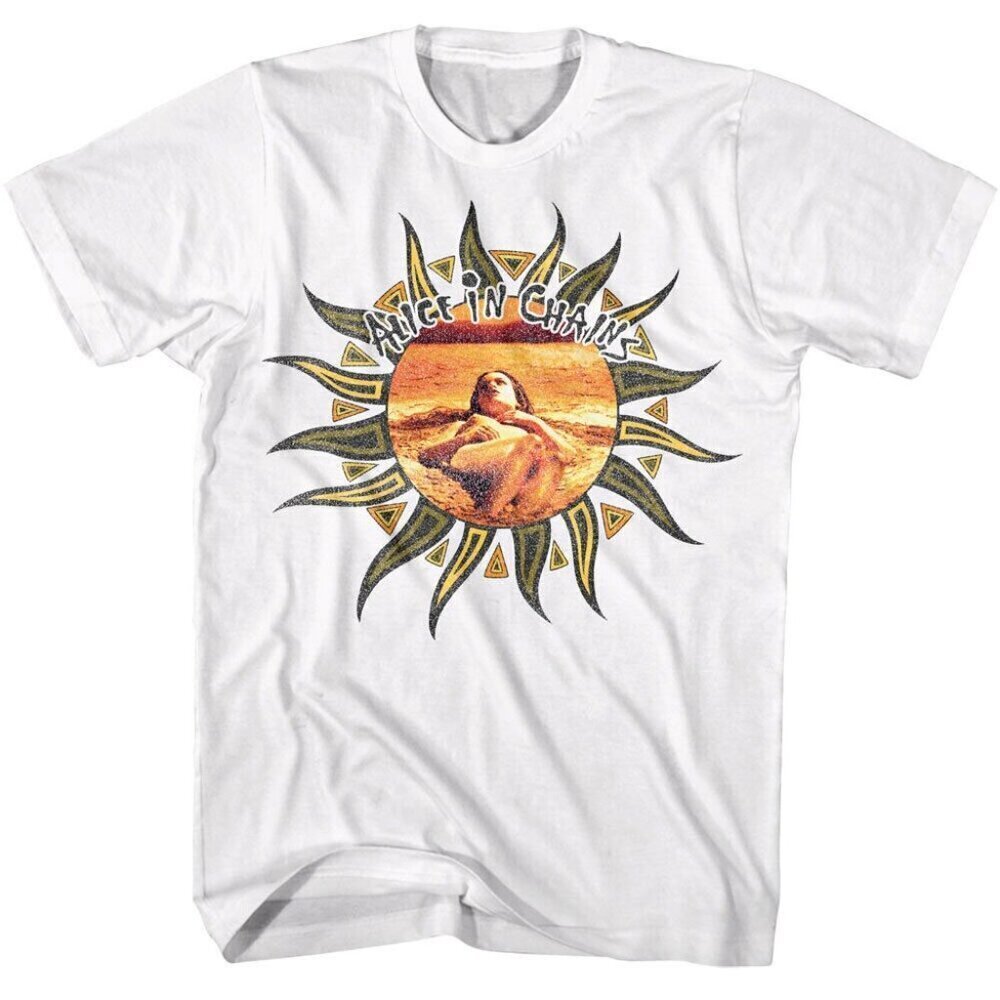Alice In Chains Sun Dirt T Shirt Vintage Alt Rock Metal Album Concert .